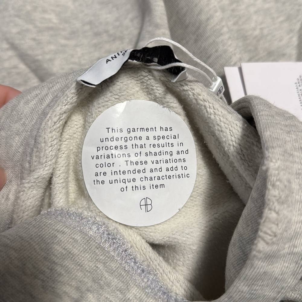 Anine Bing Sports Harvey Sweatshirt In Heather Grey - Picture 6 of 8
